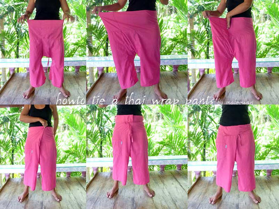 How to tie your thai fisherman pants in 6 easy steps